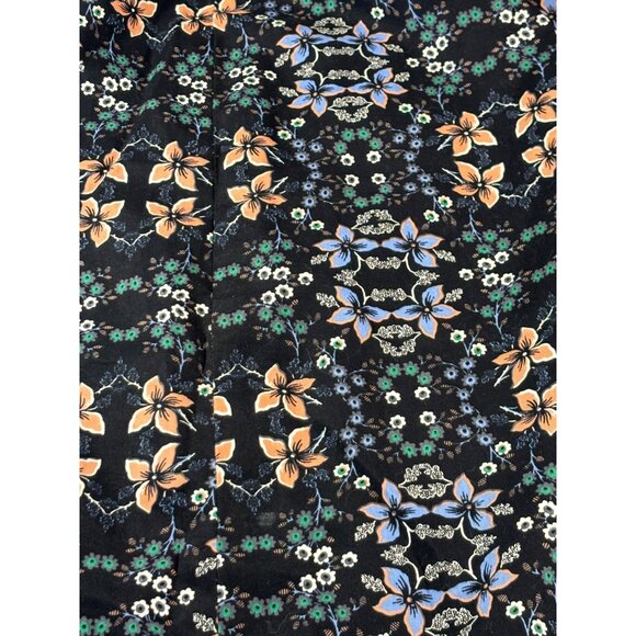 J. Crew Skirt Women's 4 Multicolor A-line Skirt in Mirrored Floral w/ lining - Picture 9 of 10